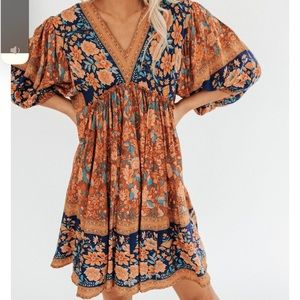 Cairo Dress - Boho V-neck Mini Dress from GabyVer